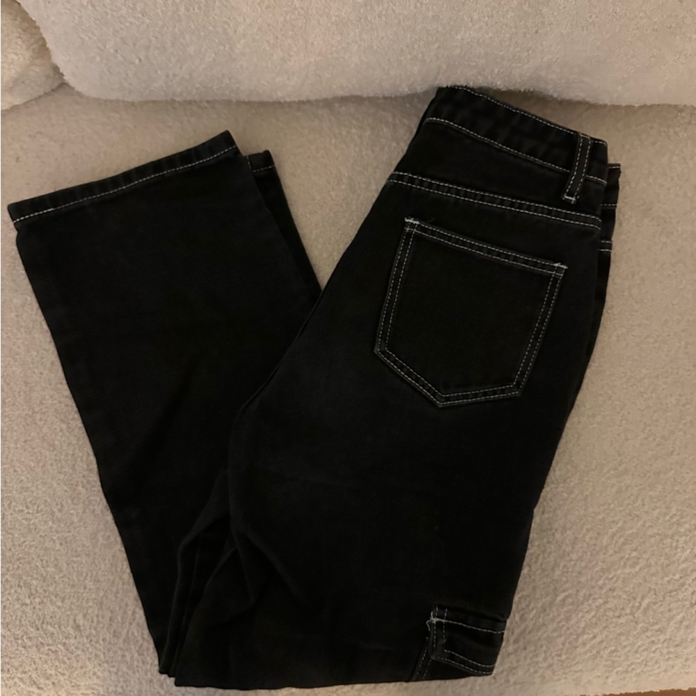 shein black cargo jeans